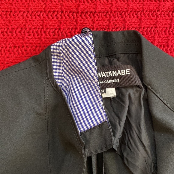 Junya Wananabe Comme des Garcons Black Wool Blazer - Picture 10 of 14